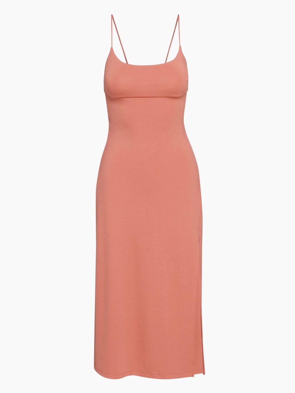 Aritzia Dreamweaver Midi Dress in earthen red BNWT